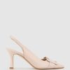 Edward Meller Daphne70 Slingback Pump In Nude Clearance