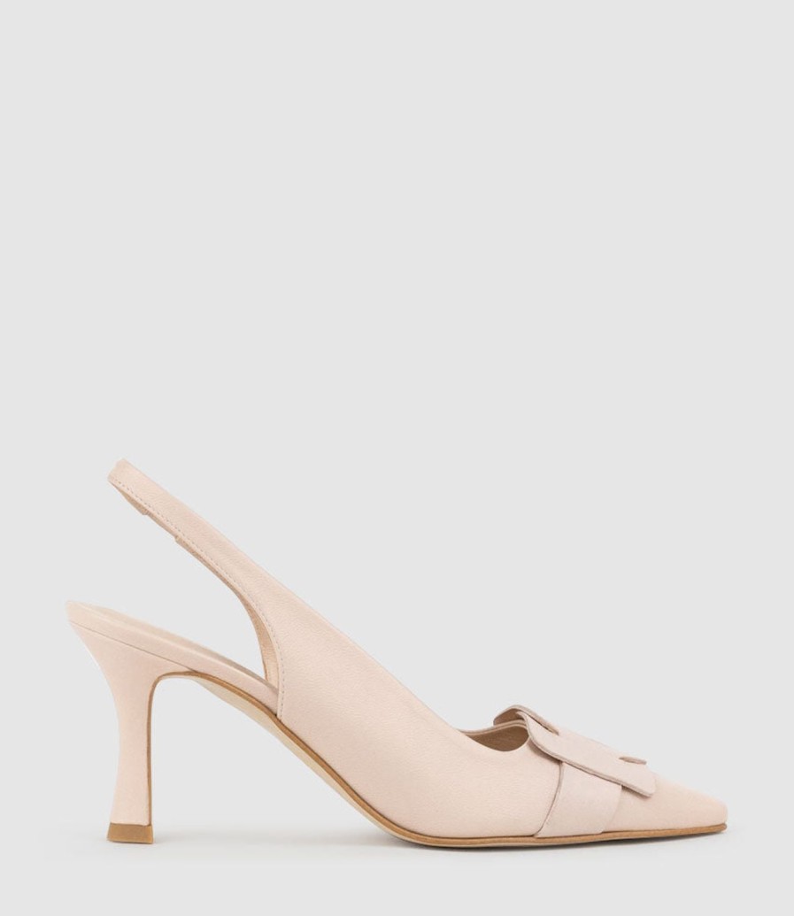 Edward Meller Daphne70 Slingback Pump In Nude Clearance