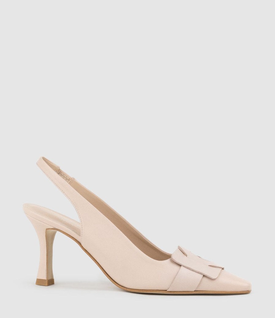 Edward Meller Daphne70 Slingback Pump In Nude Clearance