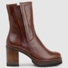 Edward Meller Ulara85 Lug Sole Ankle Boot In Tan Clearance