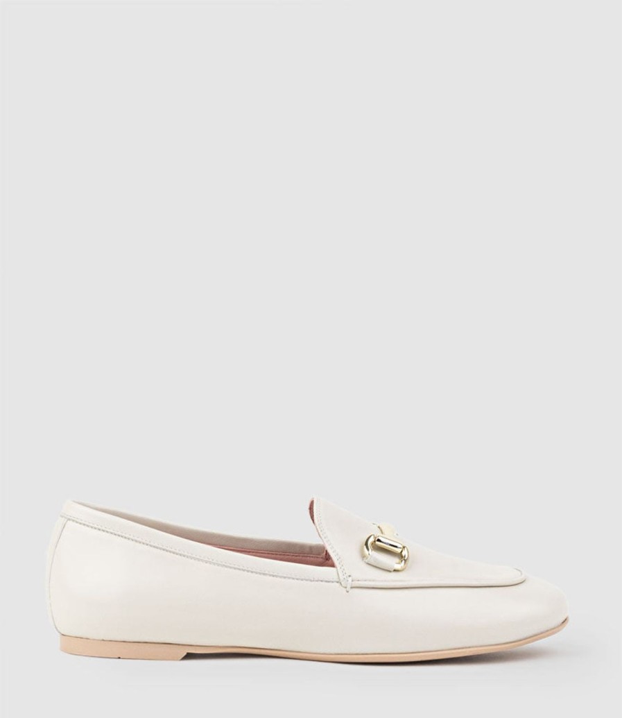 Edward Meller Galio Horsebit Loafer In Offwhite Hot