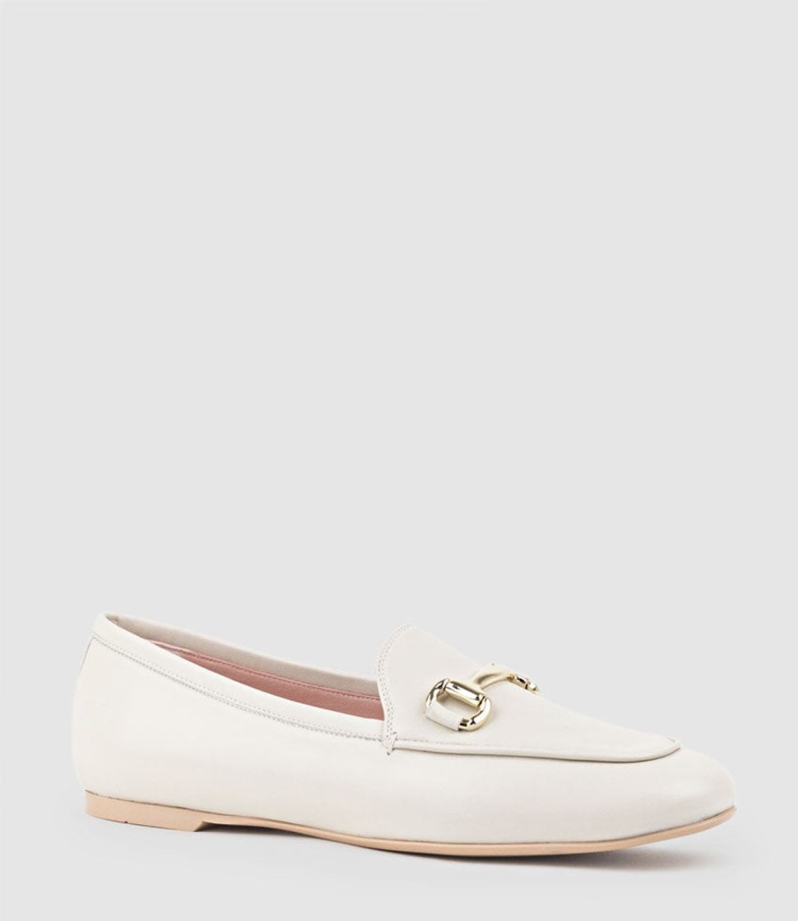 Edward Meller Galio Horsebit Loafer In Offwhite Hot