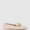 Edward Meller Giani Loafer With Chain In Nude New