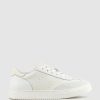 Edward Meller Jones Retro Sneaker In Cream New