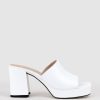 Edward Meller Tilla90 Platform Slide In White Hot