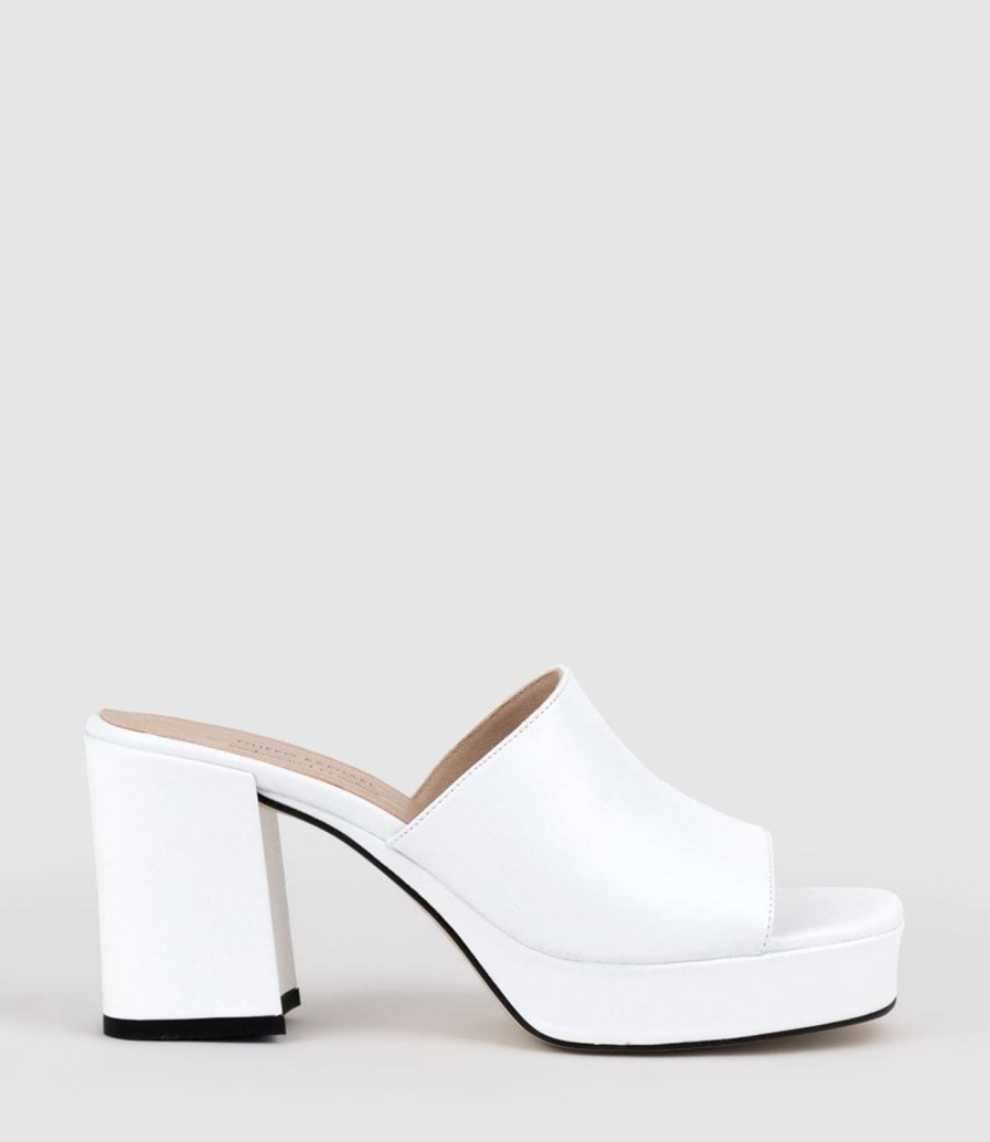 Edward Meller Tilla90 Platform Slide In White Hot