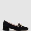 Edward Meller Harlee30 Moccasin With Trim In Black Suede Wholesale