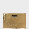 Edward Meller Nereli Oversized Clutch In Camel Suede Best