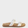 Edward Meller Kinala Two Strap Slide On Unit In Metallic Multi Best