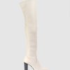 Edward Meller Verone95 Otk Stretch Boot In Offwhite Best