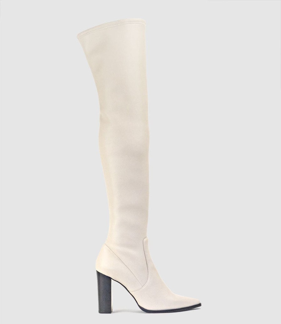 Edward Meller Verone95 Otk Stretch Boot In Offwhite Best