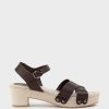 Edward Meller Samsa65 Studded Sandal On Unit In Brown Clearance