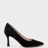 Edward Meller Amos85 Pump With Louis Heel In Black Suede Hot