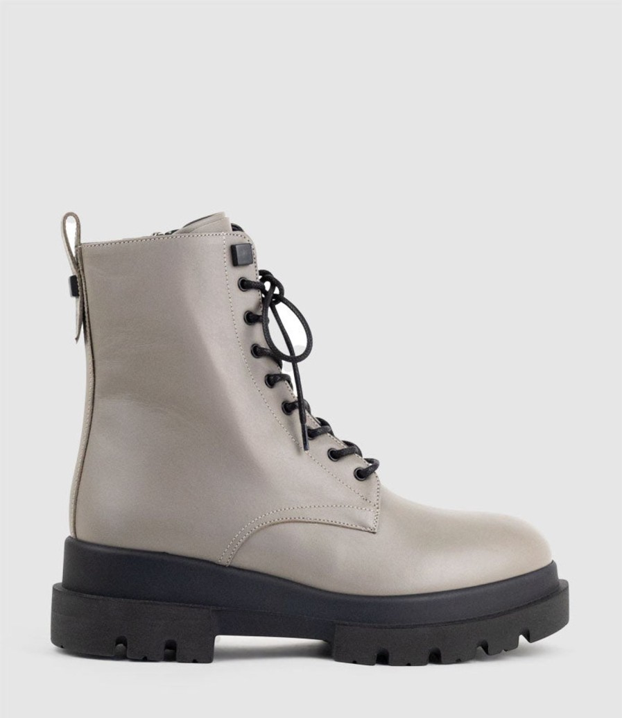 Edward Meller Brendan Combat Boot In Taupe Best