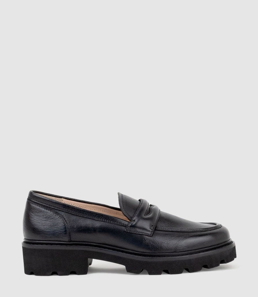 Edward Meller Gaston Moccasin In Black Wholesale