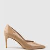 Edward Meller Alia85 Pump With V Throat In Nude Patent Wholesale