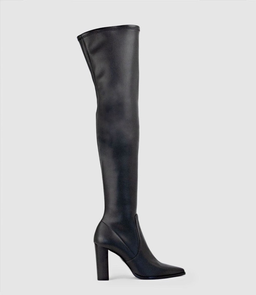 Edward Meller Verone95 Otk Stretch Boot In Black Best