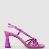 Edward Meller Simmer90 Strappy Slingback Sandal In Fuchsia Best