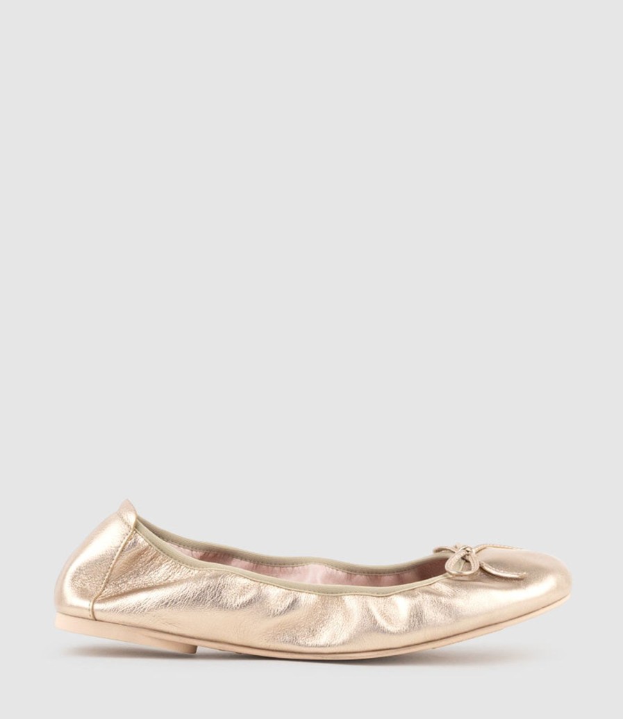 Edward Meller Esme Classic Soft Ballet In Gold Best