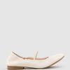 Edward Meller Firla Ballet With Strap In Offwhite Wholesale