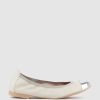 Edward Meller Elora Cap Toe Ballet In Offwhite Best