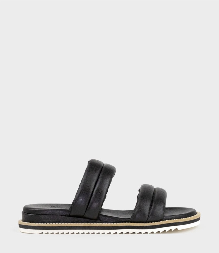 Edward Meller Karsyn Two Strap Slide In Black Online