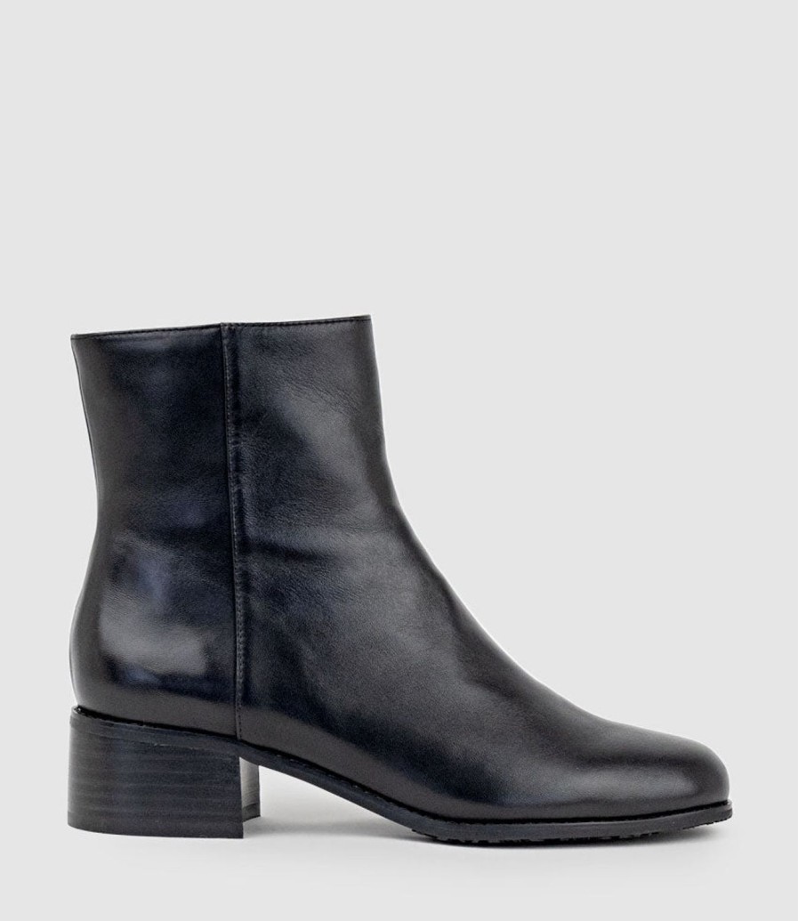 Edward Meller Weston40 Ankle Boot With Zip In Black Clearance