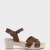 Edward Meller Samsa65 Studded Sandal On Unit In Tan Best