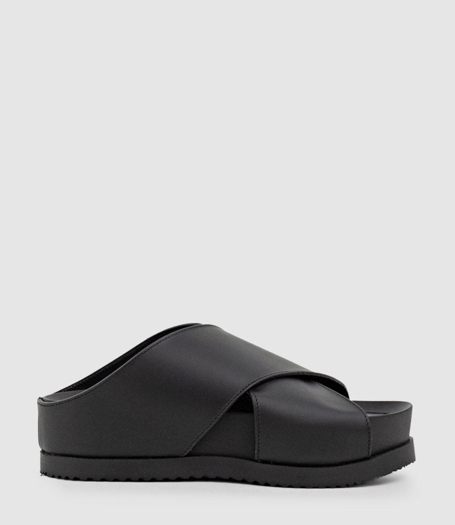 Edward Meller Kleese Crossover Slide In Black New