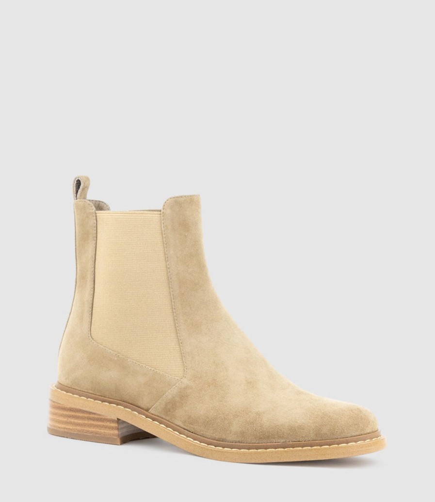 Edward Meller Walker30 Chukka Boot In Camel Suede New