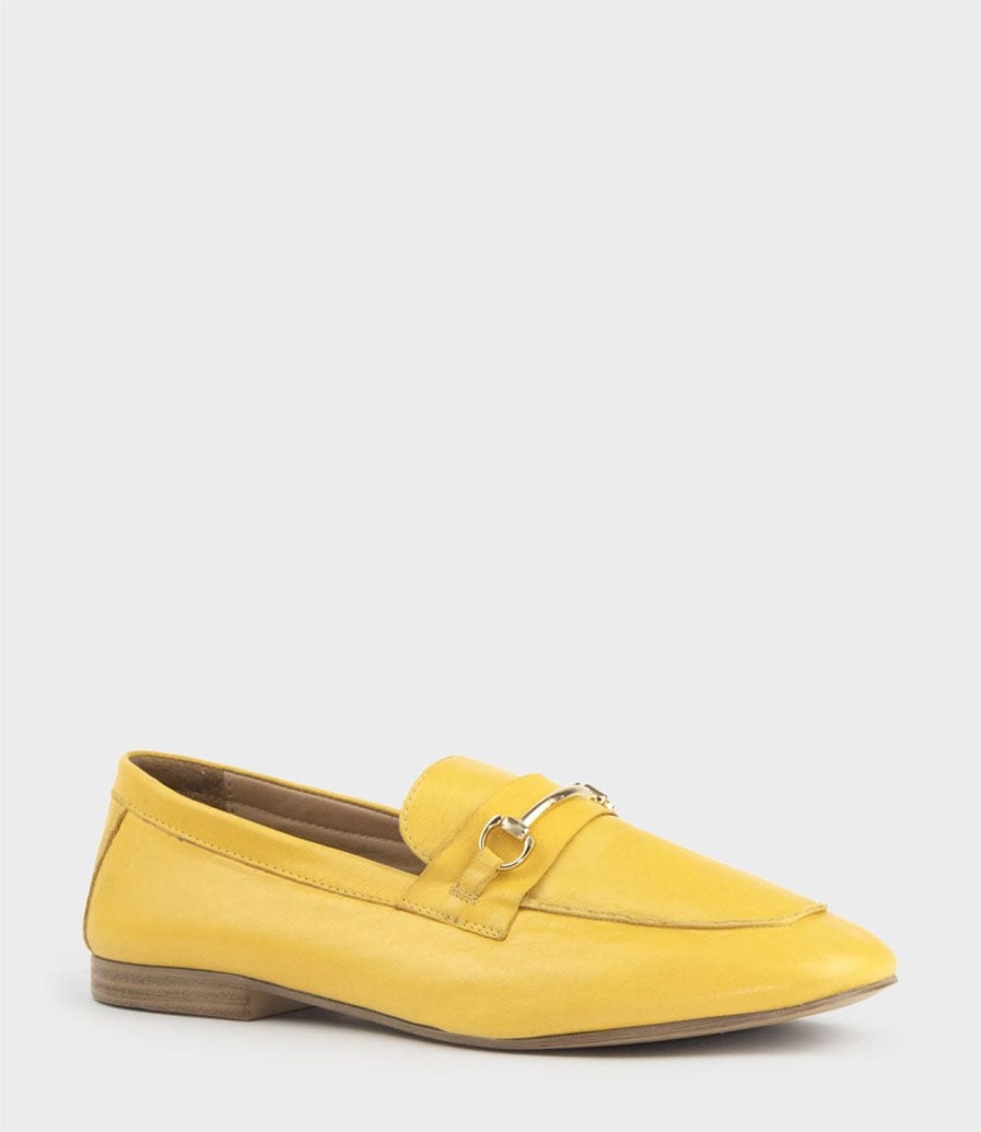 Edward Meller Gerard Moccasin In Mustard Clearance