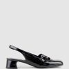 Edward Meller Dorit35 Squond Slingback Pump In Black Crinkle Best