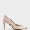 Edward Meller Alia85 Pump With V Throat In Blush New