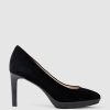 Edward Meller Clarice85 Pump On Unit In Black Suede Online