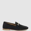 Edward Meller Gerard Moccasin In Black Suede New