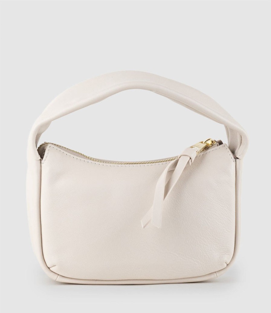 Edward Meller Nara Small Soft Bag In Offwhite New