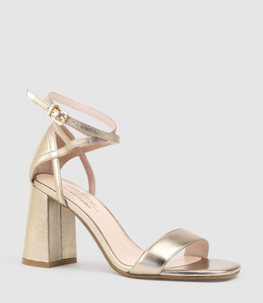 Edward Meller Kelsey85 Ankle Wrap Sandal In Rosegold Online