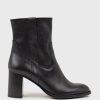 Edward Meller Zoli 75Mm Heel Ankle Boot In Black Best