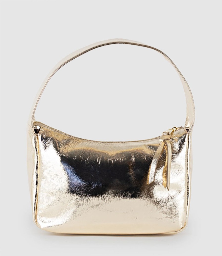 Edward Meller Narina Large Soft Bag In Gold Crush Online